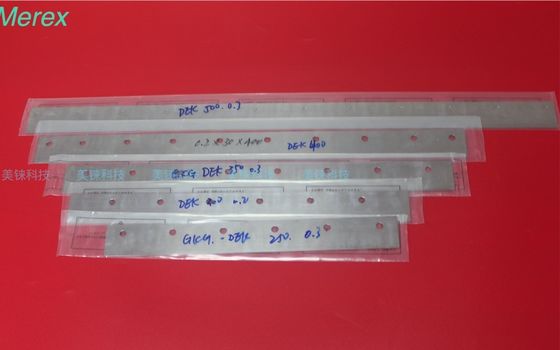 impressora Spare Parts do DEK da lâmina SMD do rodo de borracha de 0.2mm ou de 0.3mm