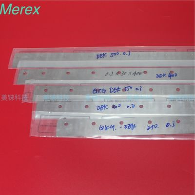impressora Spare Parts do DEK da lâmina SMD do rodo de borracha de 0.2mm ou de 0.3mm